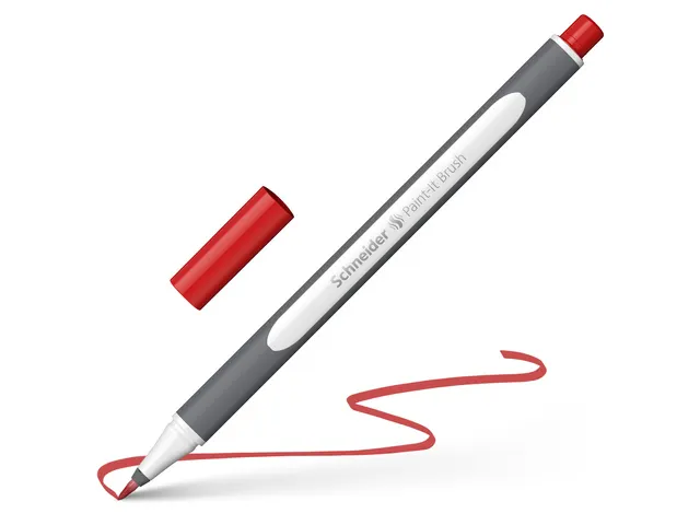 Brushpen Schneider Paint-It 070 rood