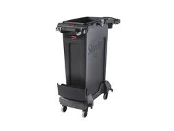 Schoonmaakkar Afvalverzamelaar Slim Jim Rim Caddy Kit 87 Liter Zwart