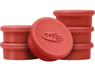Magneet Legamaster 20mm 250gr rood 8 stuks - 4