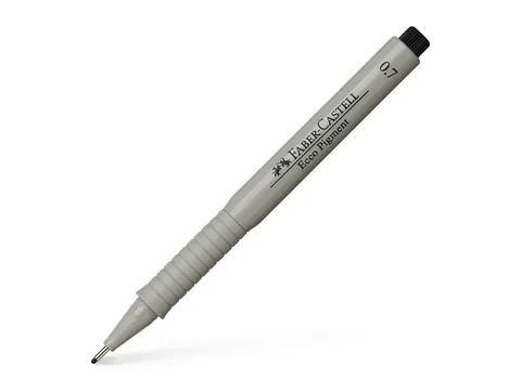 Tekenpen Faber Castell Ecco Pigment 0.7mm Zwart