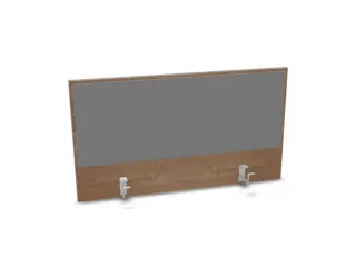 opzetpaneel,v. bureau,aanbouw achter,B 1000mm,NT-cherry,BN8078-grijs - 1