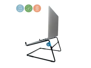 Laptopstandaard R-Go Steel Office voor 10-22 inch Zwart - 2