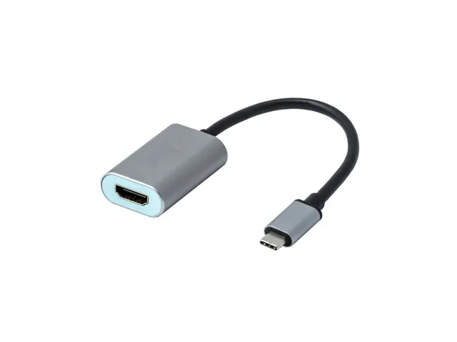 i-tec Metal C31METALHDMI60HZ, 0,15 m, USB Type-C, HDMI, Mannelijk, Vro