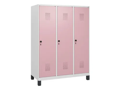 schoollocker,HxBxD 1630x1200x500mm,3vak,vak B 400mm,draaigrendel
