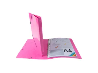 Ringmap IDERAMA A4 4R 15mm roze - 5