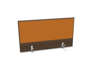 opzetpaneel bureau aanbouw achter NV bruin hickory BN3005-geel 1000mm - 1