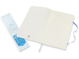 Notitieboek Moleskine large 130x210mm blanco soft cover hydrangea blue - 6