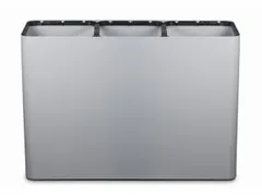 Afvalverzamelstation,3X100L,Romp Grijs