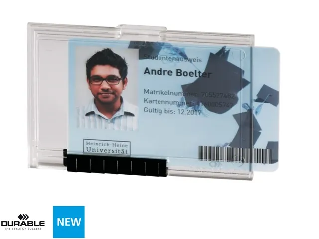 Badge Durable 8922 Pushbox Mono 54X87Mm