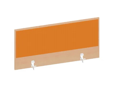 baliepaneel,v. bureau,aanbouw achter,B 1000mm,NE-esdoorn,BN3005-geel