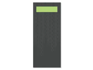 Tork 474339 Bestekzakje Advanced Zwart Limoen 39x23cm - 1