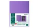 50 dossiermappen met 2 kleppen ROCK''S 220 24x32cm Paars