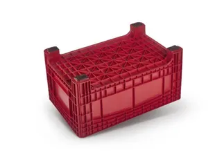 container met grote capaciteit,HxLxB 580x1200x800mm,354l,PE,rood - 3