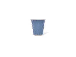 Beker porselein Les Artistes Paris 180ml met siliconen grip Blauw - 2