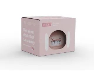 Wekker Clocky roze - 8