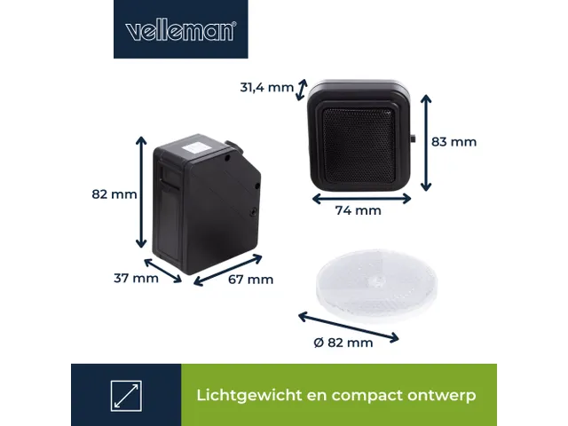 Mini système DE sécurité Infrarouge Sans FIL - 7m