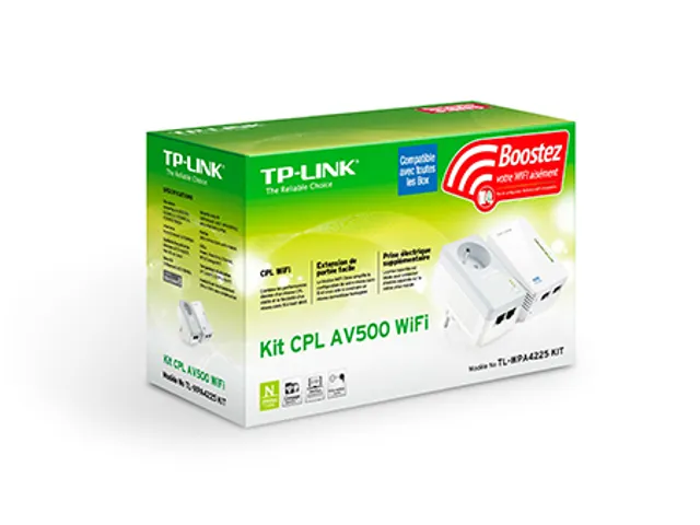 Powerline WiFi Kit, 500Mbps, IEEE802.11b/g/n, 2x 10/100Mbps, 300m