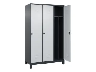 locker voor scheiding van kleding,HxBxD 1950x1200x500mm,3vak - 2