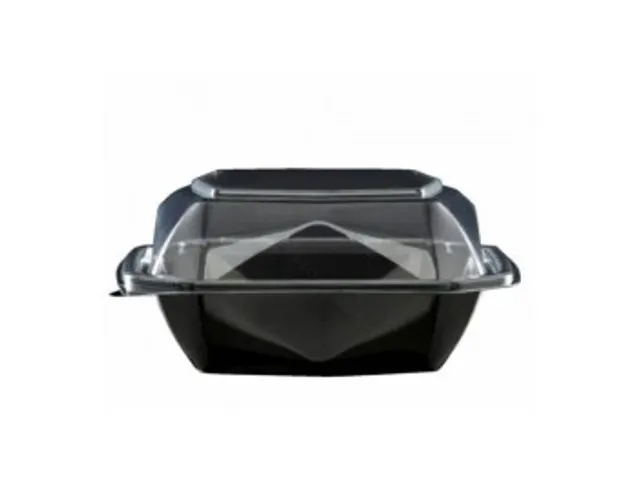 Octaview APET Zwart/Transparant 150x150x70mm 400ml 400 stuks