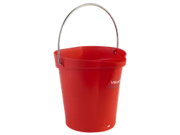 Hygiene 5688-4 emmer 6 liter rood maatverdeling en schenktuit