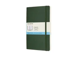 Notitieboek Moleskine large 130x210mm dots soft cover myrtle green