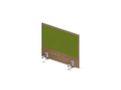 opzetpaneel bureau aanbouw zijkant NT-cherry BN7048-groen 600mm