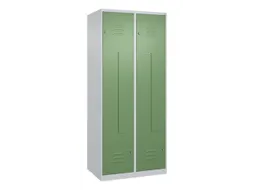 Z-garderobekast,HxBxD 1850x800x500mm,vak B 200/400mm,cil.-slot