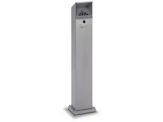 Asbakstaander Vierkantvormig Zilver Staalplaat 2 liter 1150x180x150mm - 1