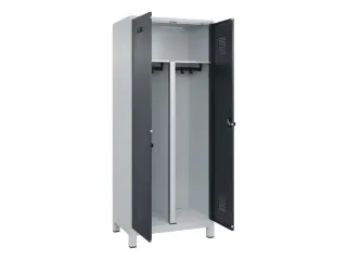 PBM-locker,HxBxD 1950x800x500mm,2vak,vak B 400mm,draaigrendel - 1