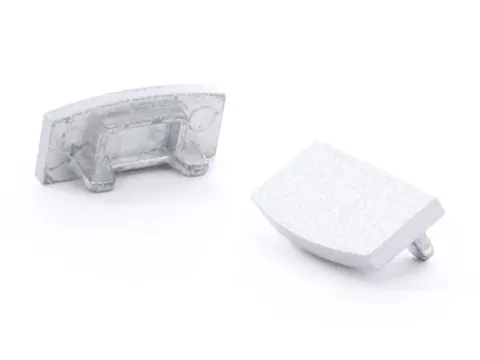 Aluminium Afsluitdop Voor Aluminiumprofiel Voor Ledstrip Slimline 7mm