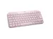 Mini clavier sans fil Logitech MX Keys Bluetooth rose QWERTY Angl GB