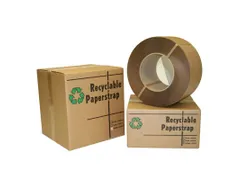 Papieren Omsnoeringsband PaperStrap Bruin 9.00x0.600mmx2000m