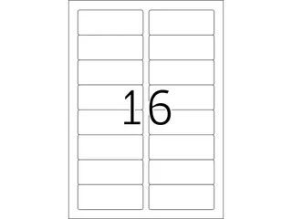 HERMA 4479 Premium Adresetiketten A4 88,9x33,8mm Wit 1600 stuks - 2