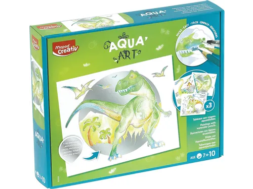 Hobbyset Maped Creativ Aqua'Art dinosaurus 14-delig assorti