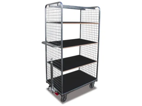 verzamelwagen,draagverm. 400kg,4etage(s),laadvl. LxB 850x500mm