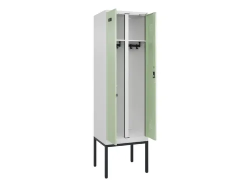 locker voor scheiding van kleding,HxBxD 2120x600x500mm,2vak