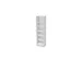 kantoorstelling,HxBxD 2225x600x445mm,Bl-wit