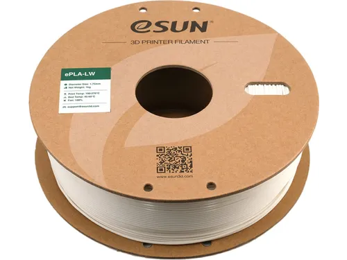 eSUN 3D printer Filament ePLA-LW 1,75 mm Wit 1kg