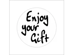 Etiket diameter 39 mm 500 stuks Enjoy Your Gift
