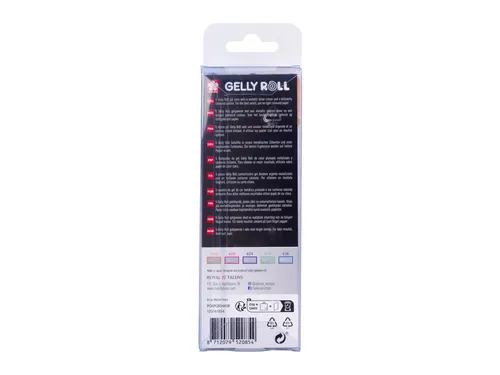 Gelschrijver Sakura Gelly Roll 0.7mm Silver Shadow 5 stuks