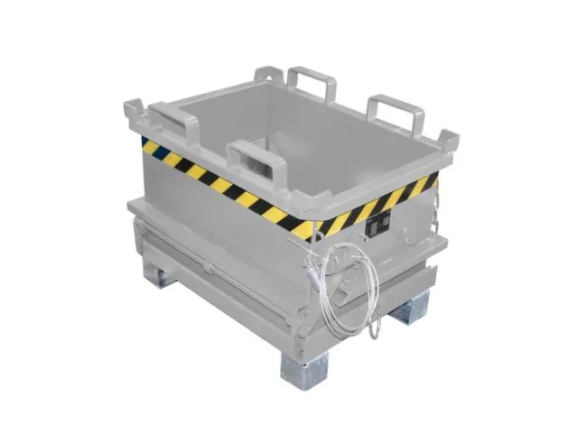 mini-bodemklepcontainer,HxLxB 625x600x800mm,0,13m³,inrijbeugel,staal
