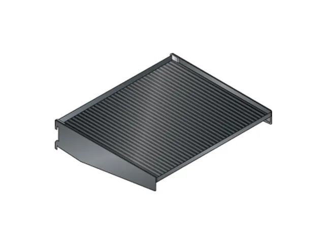 plank,v. werkplaatswagen,BxD 380x310mm,staal,zwart