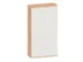 kantoorkast,HxBxD 1920x1000x430mm,decor romp beuken,decor front wit