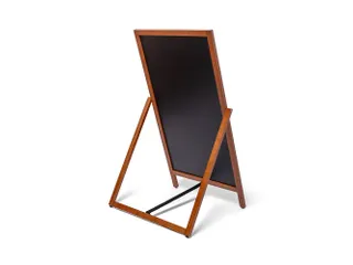Krijtstoepbord Houten A-Bord Flip 55x105cm Lichtbruin - 3