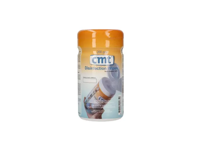 CMT disinfection wipes blauw 200 wipes/bus BE-NOTIF 14317