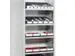 bac compartimentable ESD,HxlxP 82x92x400mm,PP,noir