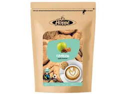 Koekjes Hoppe Cookies fairtrade appel kaneel circa 125stuks