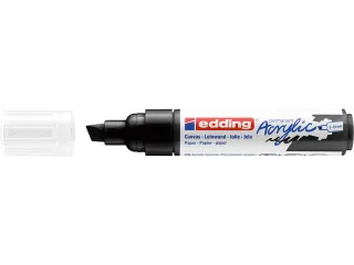 Acrylmarker edding e-5000 breed zwart - 1