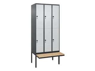 Dubbeldekse dekenkist,HxBxD 2120x900x815mm,3x2vak.,vak B 300mm - 1