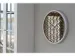 Horloge murale NeXtime 'Bella Mirror' Ø50cm bois/miroir blanc